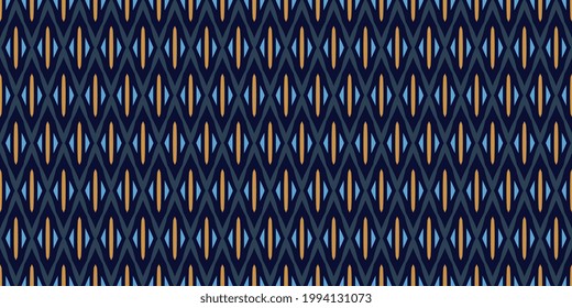 Modern Masculin Geometric Motif Pattern, Manly Fabric Design Ultimate Dark Grey Background. Small Tiles Abstract Shapes Print Block Apparel Textile, Ladies Dress, Man Shirt, Menswear, Fashion Garment.