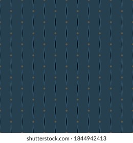 Modern masculin pattern freeform vertcal lines motif monotone blue simple geo design. Seamless minimalist texture small abctract shapes allover print block for mens shirt, fabric, shop window, package