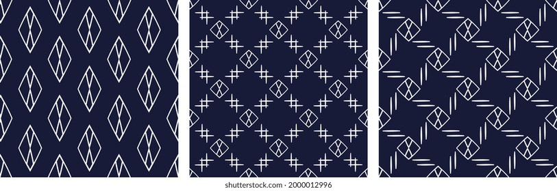 Modern masculine fabric design pattern manly background, abstract doodle geo texture. Outline mini element motif all over print block for man shirt, silk scarf, bandana, ladies dress, apparel textile.