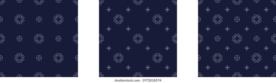 Modern masculine pattern manly background abstract shape tracery geo texture. Vintage motif mini element allover print block for men shirt, silk scarf, menswear, shop window, apparel textile.