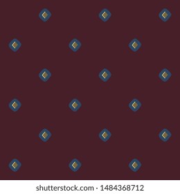 Modern masculine pattern micro dimonds design. Simplicity geometric concept all over tiny motif for apparel textile, femenine dress fabric, mens polo t shirt,  fashion garment, home interior wallpaper