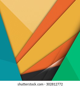 Modern Material Design Abstract Vector Background. EPS10