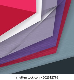 Modern Material Design Abstract Vector Background. EPS10