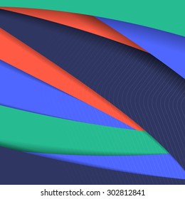 Modern Material Design Abstract Vector Background. EPS10