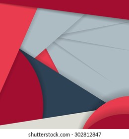 Modern Material Design Abstract Vector Background. EPS10