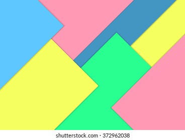 Modern material design background, abstract colorful background, vector illustration