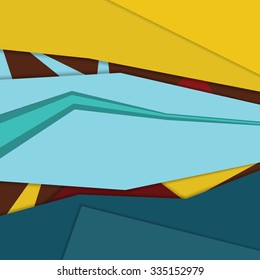 Modern material design background. Geometrical template 