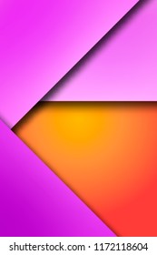 Modern material design background of paper sheets with shadows, vector EPS10.