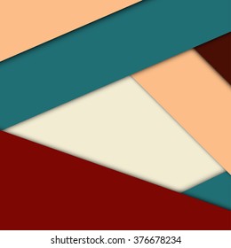 Modern material design background of paper sheets with shadows