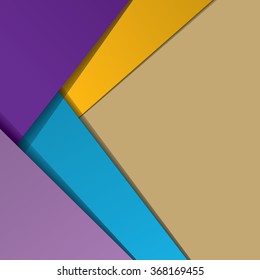 Modern material design background. Vector business card background 