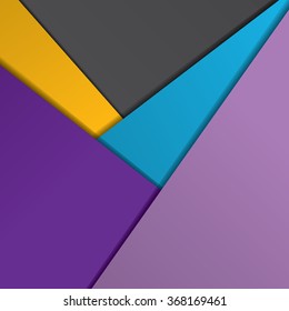 Modern material design background. Vector business card background 