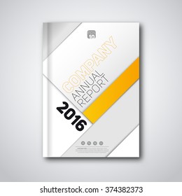 Modern material design corporate layout, Flyer, brochure, poster, annual report, magazine cover vector template.