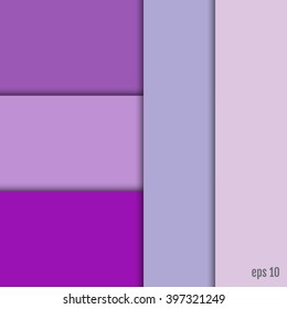 Modern material design template. Material design trendy background. Geometric shapes and natural colors balance. Realistic abstract technology.