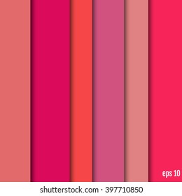 Modern material design template. Material design trendy
background. Geometric shapes and natural colors balance. Realistic abstract technology. Red color scheme