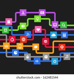 Modern media information abstract scheme