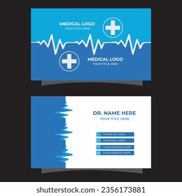 Modern Medical Business Card, Doctor Name Card.