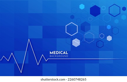 Vector de fondo de diseño médico moderno. Vector de plantilla de fondo médico de moda
