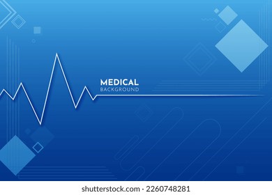 Vector de fondo de diseño médico moderno. Vector de plantilla de fondo médico de moda

