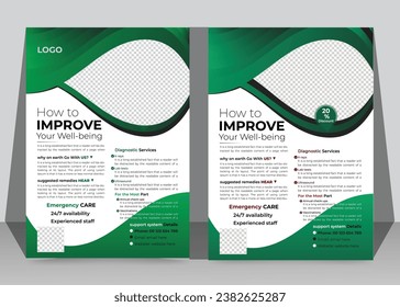  Modern Medical flyer design template