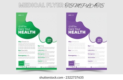 Modern Medical Flyer Template Design, Medical Flyer Design, Care, Medical Flyer Template Design, medical flyer template 
