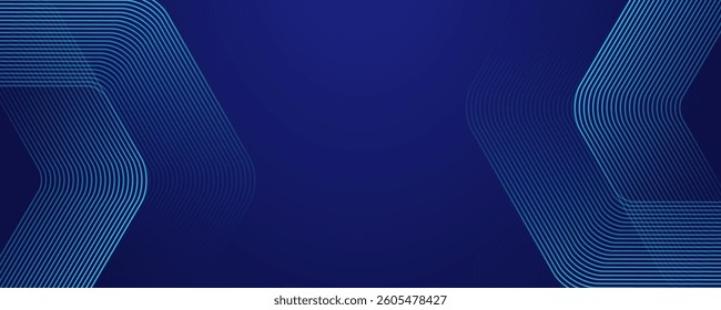Modern medical or health care scientific abstract background with hexagons. Geometric stripe line art design for poster, brochure, cover, banner, header, website, presentation template.