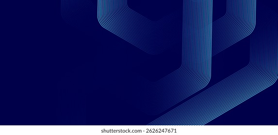 Modern medical or health care scientific abstract background with hexagons. Geometric stripe line art design for poster, brochure, cover, banner, header, website, presentation template