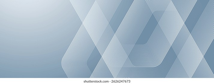 Moderna medicina ou saúde fundo científico abstrato com hexágonos. Projeto de arte de linha de faixa geométrica para poster, brochura, capa, banner, cabeçalho, site, modelo de apresentação