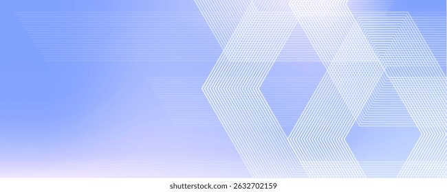 Modern medical or health care scientific abstract background with hexagons. Geometric stripe line art design for poster, brochure, cover, banner, header, website, presentation template.
