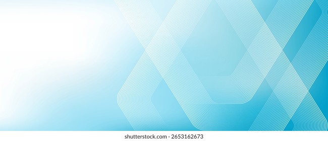 Modern medical or health care scientific abstract background with hexagons. Geometric stripe line art design for poster, brochure, cover, banner, header, website, presentation template.