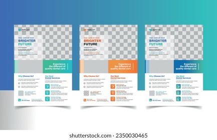Modern Medical Healthcare Flyer Poster Layout