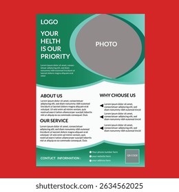 Modern Medical Healthcare Flyer Poster Layout