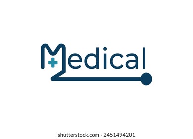 Modern Medical Logo Health Vector Design Template. Symbol  Medical Logo Health Design