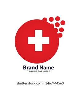 Modern Medical Logo Template Design. Vector illustration 