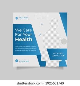 Modern Medical Social Media Post Template