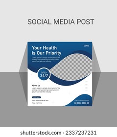 Modern medical social media post