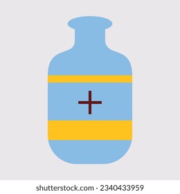 Elemento vectorial de icono de herramienta médica moderna