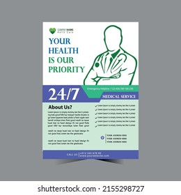 modern medicine flyer medicine flyer 
business flyer  medical flyer