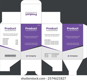 Modern Medicine Package Design | Professional Pharmaceutical Label Template for Pills, Tablets, and Supplements