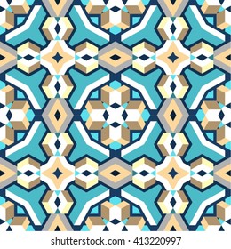 Modern Mediterranean Seamless Pattern