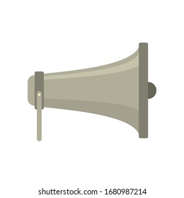 Modern Megaphone flat icon. Vector modern Megaphone in flat style isolated on white background. Element for web, game and advertising