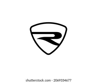 Modern and Memorable Letter R Emblem Logo