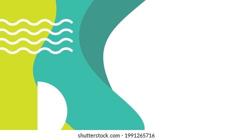 Modern memphis background for certificate or social media story template. Abstract shape memphis style poster design templates. Graphic design geometric presentation background