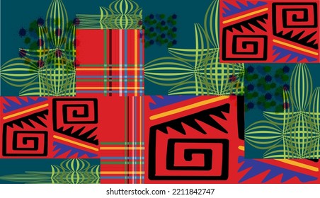 Modern memphis background set covers, great design for any purposes. Colorful trendy illustration. Colorful geometric background design. Creative vector banner illustration.