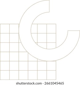 Elemento de diseño geométrico moderno de Memphis