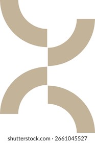 Elemento de diseño geométrico moderno de Memphis