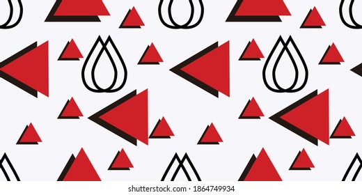 Modern memphis seamless pattern background for fabric , paper, etc.