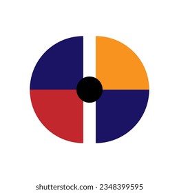 Modern memphis shape vector element