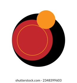 Elemento vector de forma memphis moderno