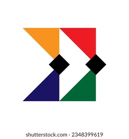 Modern memphis shape vector element