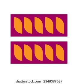 Modern memphis shape vector element